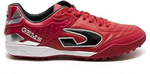 GEMS TF19-004 Viper FX Turf Uomo, Rosso/Rosso Scuro EU 42