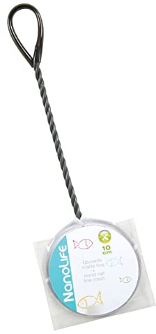 animallparadise - Épuisette ronde, maille fine, ø 10 cm x 36.5 cm, pour aquarium
