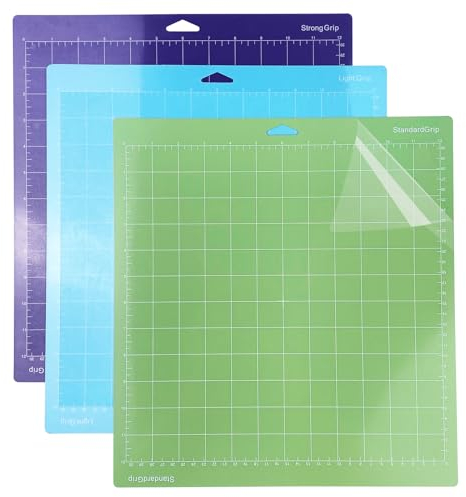 Avesteir 3 Stück 12x12 Zoll schneidematte, cutting mat, schneideunterlage mit Rastern, schneidmatte, schneidunterlage, schneidematten, (30,5 x 30,5 cm), Ideal fürs Basteln, Nähen und Patchworken