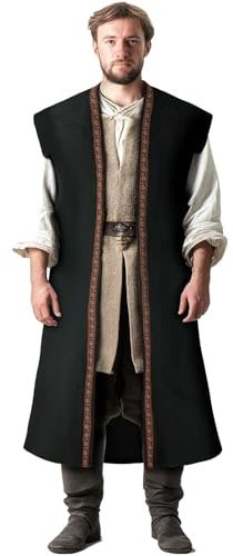 Taamlou Men's Pirate Vest Medieval Costume Renaissance Role Playing Waistcoat(Z3785,L)