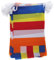 LOLIPPYY Bandera de Oración de Buda de Cinco Colores Colgante de Decoración para y Altares de Colgar para Interiores y Exteriores