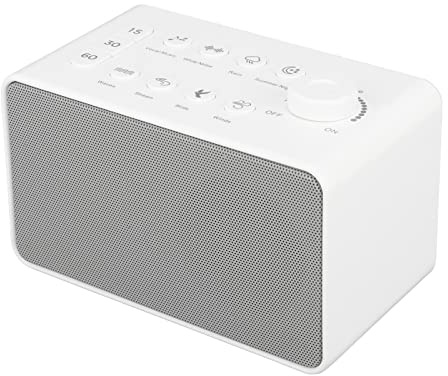 BAOFUYA White Noise Machine, Bärbar Ljudmaskin med 8 Lugnande Ljud för Vuxna och Spädbarn, USB-laddningsbar för Sömn och Tinnituslindring