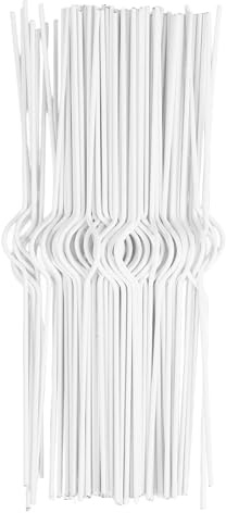 Healeved Crochets pour Calendriers Suspendus en Fer 20 Cm, Lot de 100 Crochets Flexibles pour Reliure Double Spirale, Accessoire Bureau Multifonction pour Calendriers, Affiches