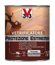 vetrificatore parquet 750 ml satiné haute protection – V33 Italie 057533