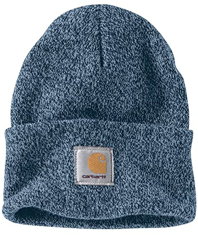Carhartt Unisex Acrylic Watch Hat Mütze, One Size, Night Blau Alpine