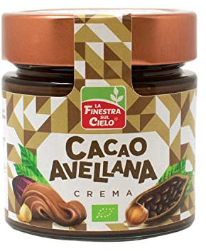 La Finestra sul Cielo Crema de Avellanas y Cacao vegana, 200G (Bio)