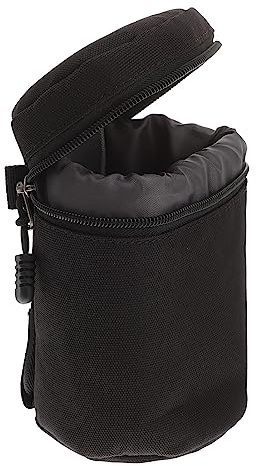 UKCOCO Custodia per Obiettivi Fotografici e Compatta in Nylon 600d Interno 210d, Design Elegante come Regalo per Fotografi
