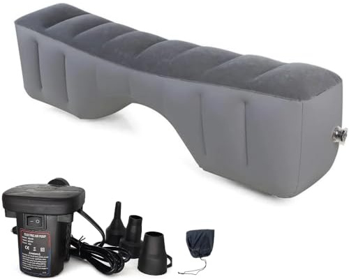 xixikiss Matelas Voiture, Matelas Gonflable, Matelas Gonflable Voiture, lit de Voiture Pur Chien, Adultes, Enfants, Pliable, SUV, MPV, RV, Repos, Sommeil, Camping, Voyages, avec Pompe à air