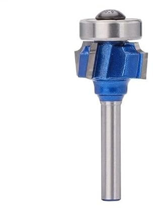 1pc Wood Milling Cutter Chamfer End Mill Corner Rounding Router Bits 6mm Shank Engraving Bit for Woodworking(R2)