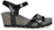 Panama Jack Damen Julia Wedge Sandal, Negro B63, 40 EU