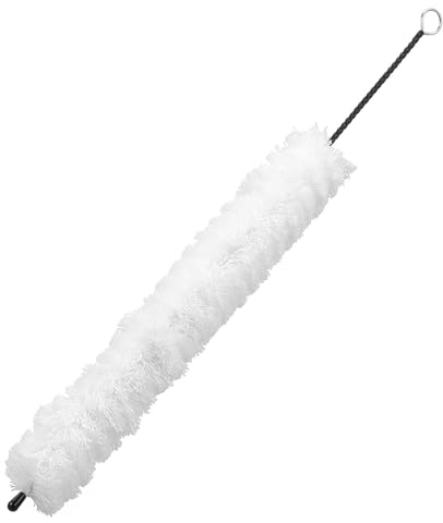 SUPVOX Flute Cleaner Brush with Soft Cotton Head Twisted Wire Musical Instrument Accessory Essential for Flutists Preventing Buildup and Corrosion Maintenance Tool