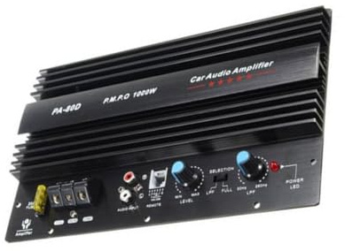 ALCXAZS Altoparlante 12V 1000W Subwoofer Modulo bassi Accessori audio per auto ad potenza Scheda amplificatore lossless durevole per moto