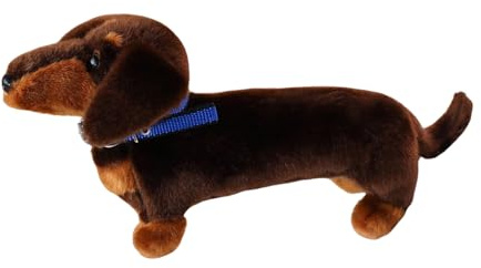 Générique Peluche Teckel - À Câlins en Forme De Chien - Animal de Compagnie pour Le Coucher,pour, Adultes, Chambre, Maison, Canapé, Lit, Salle De Jeu, Voiture,