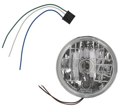 VEBCO Klarglasscheinwerfereinsatz H4 140mm - für Simson KR51 Schwalbe, SR4-2 Star