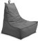 H.O.C.K. Miami Outdoor & Indoor Blobby Lounge-Sessel, ca 95x95x80cm Sitzsack wasserabweisend (Smoke Anthrazit)