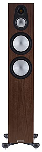 Monitor Altoparlante a colonna audio argento 300 7G noce venduto all'unità