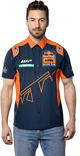 Red Bull Camiseta de manga corta KTM Official Teamline Azul Talla L