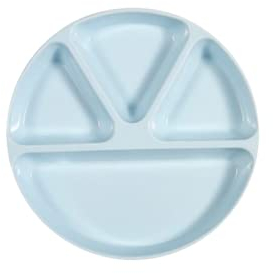 Plaques à fondue 4 pièces Ensemble de céramique colorée, ronde 22cm / 8.6inch