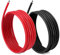 QWORK® 8AWG 8,3mm² Silikon Elektronik Kabel - 2,5M Schwarz und 2,5M Rot 8 Gauge 1650 Litzen verzinnten Kupferadern - Flexibel, Weich, Niedrige Impedanz