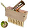 Wire Weed Brush, Manual Crevice Wire Brush, Crack Weeder, Patio Weed Remover Tool, Stainless Steel Moss Remover Tool for Cleaning Patio Blocks, Pavers, Walkways, Driveways(Without Handle)