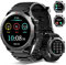 Qecnato Reloj Inteligente Hombre, 1,39 Smartwatch con Llamada Bluetooth, Impermeable IP68 Reloj Deportivo con 110+ Modos, Redondo Pulsera Actividad con Monitoreo de Sueño/Pulsómetro/Podómetro, Negro