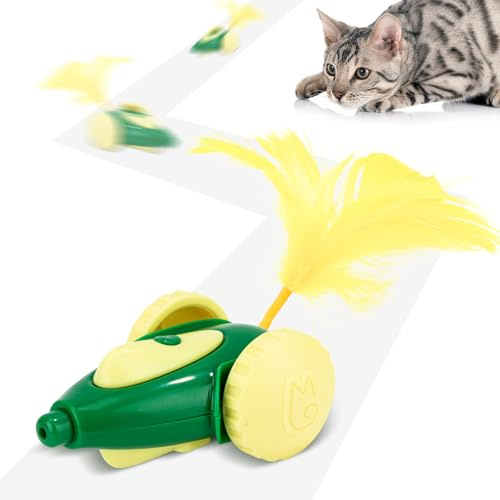 Migipaws MigiAuto Jouet électrique interactif pour Chat, comme Une Souris, Programme Intelligent, Rechargeable