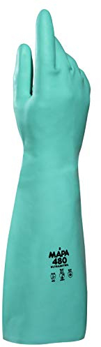 Mapa Ultranitrile Gants en caoutchouc nitrile professionnel Taille 8 – Vert (lot de 2)