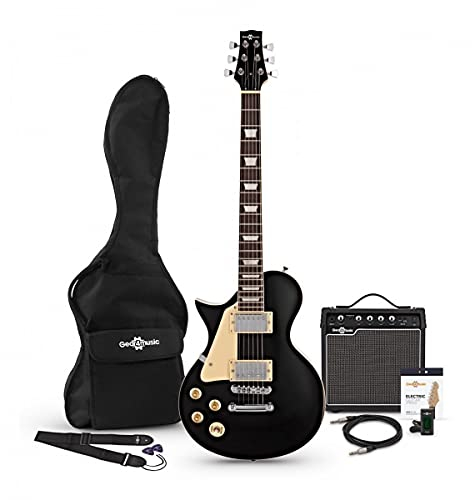 Linkshänder E-Gitarre Anfänger Pack mit 15W Amp von Gear4music