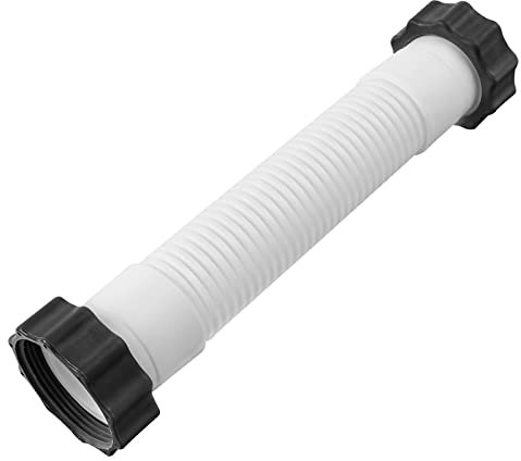 Etotel White Plastic Polyethylene (PE) Pool Sand Filter Pump Replacement Hose, 10 Inch, Compatible with Intex SF902201 SF901101 SF90110T and Various Soft-Sided Pools, 11763, 1 Pack