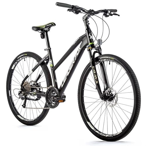 28 Zoll Crossrad Leader Fox Toscana Lady 27 Gang Disc schwarz Rh51 cm
