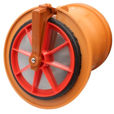 MD Technic Clapet de tuyauterie avec couvercle en acier inoxydable pour tuyaux HT/KG DN110/DN160/DN200 (diamètre 125)