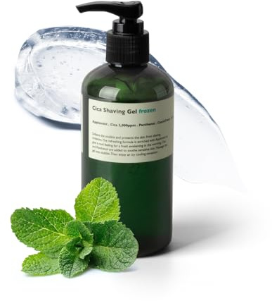 Lazy Society Cica Shaving Gel Frozen – Gel de Afeitado Refrescante con Cica 250 ml | Antitirritación, Frescor Instantáneo