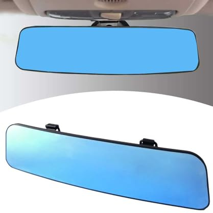 Xibao Specchietto Retrovisore Auto,Specchio Auto,Specchio Retrovisore Convesso Grandangolare,Accessori per Autos Interni,Adatto per la Maggior Parte Delle Autos,Camion,Minivan,SUV e così via (Blu)
