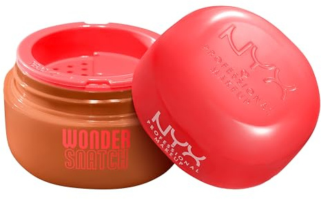NYX Professional Makeup Wonder Snatch Powder – Poudre libre fixatrice – Fini mat doux – Tenue 16H Sans Effet plâtre – Texture Ultra-Légère – Teinte : Cinnamon Catch
