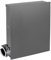MOCAVI Box 111R Design-Briefkasten mit Zeitungsfach grau-aluminium (RAL 9007) Wandbriefkasten, Schloss links, groß, Aufputzbriefkasten dunkelgrau, Postkasten graualuminium modern mit Zeitungsrolle
