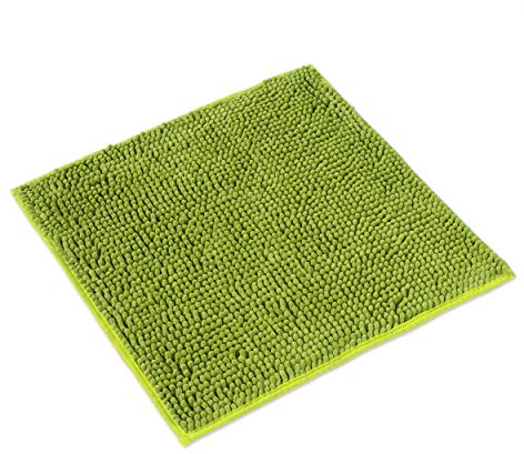 WohnDirect Badematte 45x45cm | Grün | rutschfest & Waschbar, Badezimmerteppich zum Set kombinierbar, Badvorleger, WC Garnitur, Badteppich, Oeko-TEX Zertifiziert