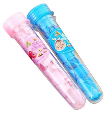 EXCEART 2pcs Flap di sapone portatile con provetta per il viaggio Cucina all'aperto Toilette lavaggio a mano (colore casuale)