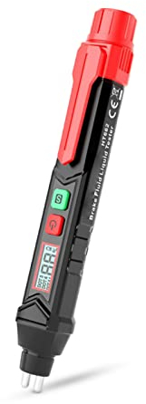 Brake Fluid Liquid Tester Pen, DOT3 DOT4 DOT5.1 Brake Fluid Moisture Tester, Oil Moisture Analyzer for Check Engine Automotive