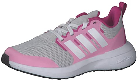 Adidas Mixte Enfant Fortarun 2.0 Cloudfoam Lace Shoes, Grey One/Cloud White/Beam Pink, 38 EU