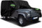 Waterproof Car Cover Fits for 1990-2016 Land Rover Defender 110, All Weather Outdoor Cover Full Car Cover with Door Zipper & Windproof Bands for Sun Snow Rain Dust Protection
