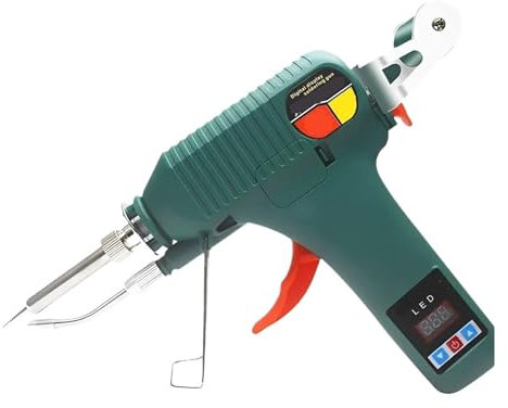 MZZYG Kit Saldatore 80/120W Saldatore Manuale Punta di Ferro Pistola di Stagno Calore Interno Elettrico Saldatore di Stagno Saldatrice Pistola di Saldatura Set di Strumenti(120W)