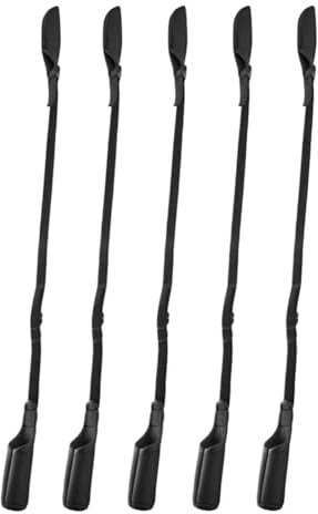 Hopbucan 5 Stück Angelrutenhaltergurt 59 cm–130 cm Angelrutenhüllen Gürtel Rutenschutz Verstellbare Abdeckung für Angelrutenrohr Einfache Installation