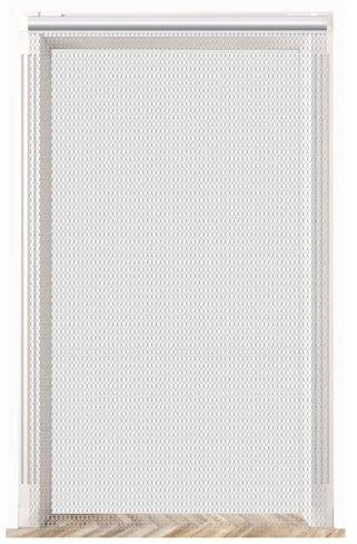 VeYocilk Moustiquaire à chaînes pour portes - Argent - 80 x 200 cm - Chaîne en aluminium - Moustiquaire en métal - Pour les mouches