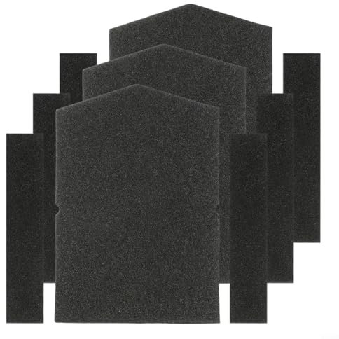 ComfyHarbor 3er-Set Trocknerfilter für Miele 6057930 9688381 für T8000, Ersatz-Schaumstoff-Filterschwamm