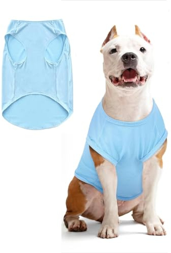 Maglietta estiva per cani, gilet refrigerante per cani, maglietta con protezione UV, costume per cani, maglietta per cani di piccola taglia media, abbigliamento per animali domestici per Chihuahua