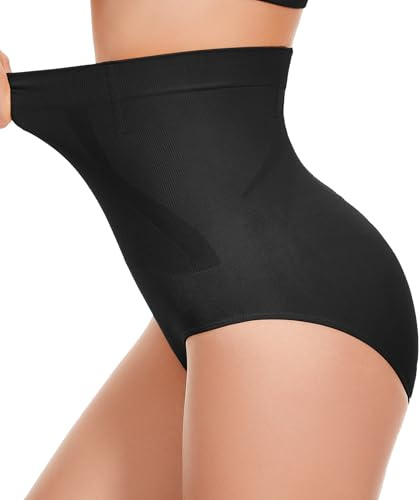 SIMIYA Tummy Control Knickers High Waisted Shapewear for Women Under Dress | Anti-Roll Support, Hip Lifting, Breathable Stretch, Seamless No VPL Under Dresses, Work / Travel / Everyday Wear