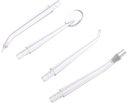 4 Pezzi/set Ugelli Dentali Orali Sostituibili For Irrigatore Orale Dentale Collutorio A Getto D'acqua Flosser