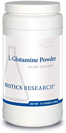 Biotics Research L Glutamine Powder Powdered Formula, 3g/Serving, Gastrointestinal Health, Gut Lining Support, Optimal Muscle Support, Lean Muscle, Antioxidant Activity, 17.9 Ounces 166 Servings