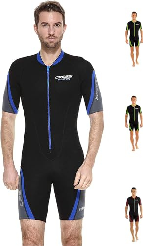 Cressi Playa Man Shorty Wetsuit Black/Blue 2.5mm XL/5