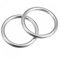 sourcing map 2 Stk. Rundring Geschweißte O-Ringe 316 Edelstahl 45mm(1,77) ID 6mm Dicke